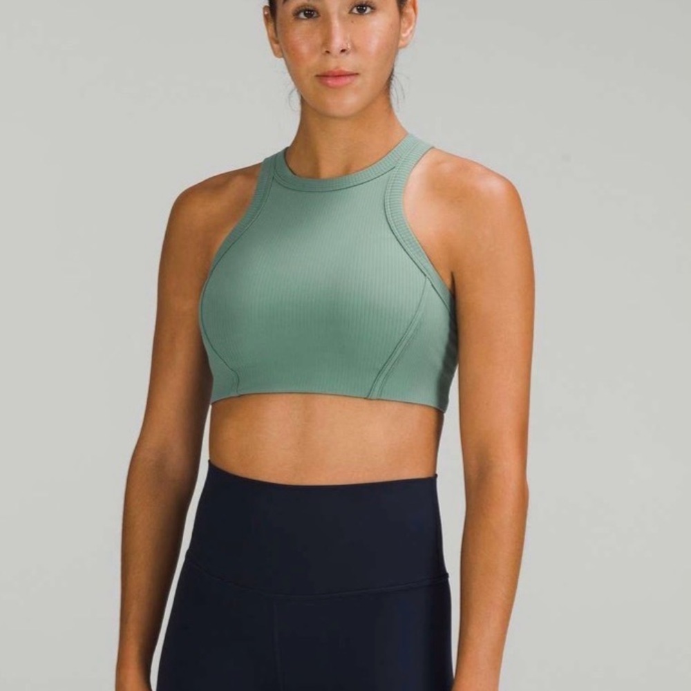 Lululemon Ribbed Nulu High Neck Yoga Tank - Picture 1 of 3